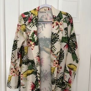 Stradivarius tropical print jacket